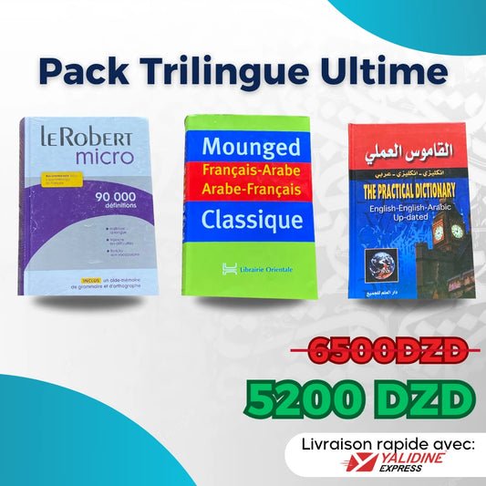 🇫🇷 Pack Trilingue Ultime – Offre spéciale pour les amoureux des langues 🇫🇷